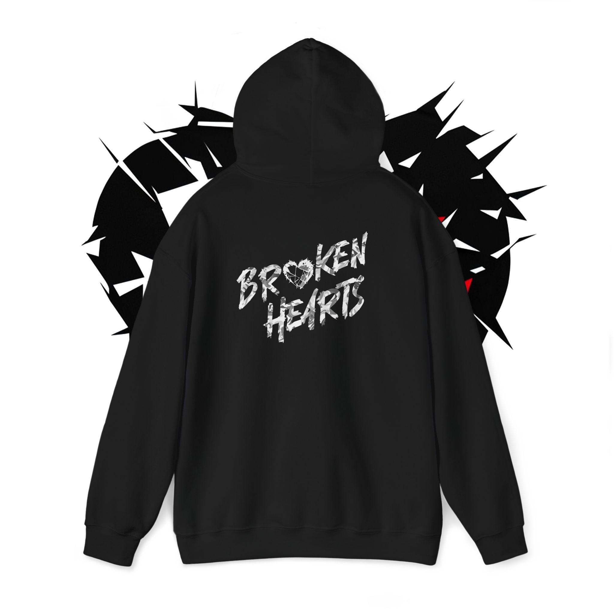 "Broken Hearts" Graphic Hoodie