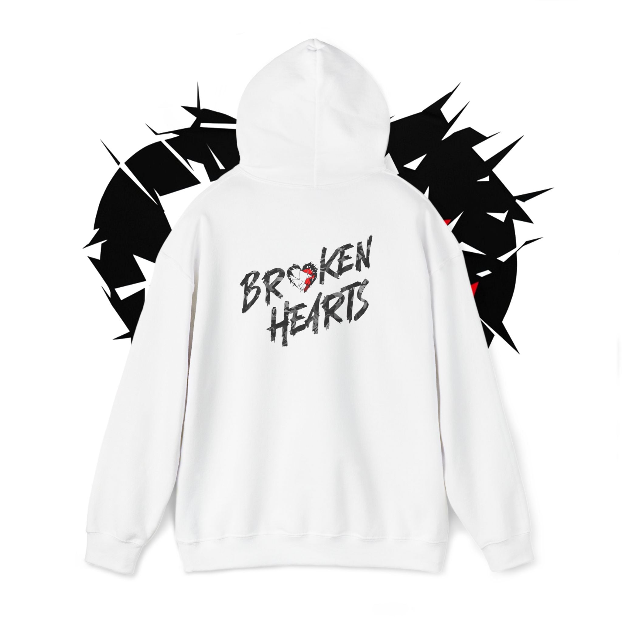 "Broken Hearts" Graphic Hoodie