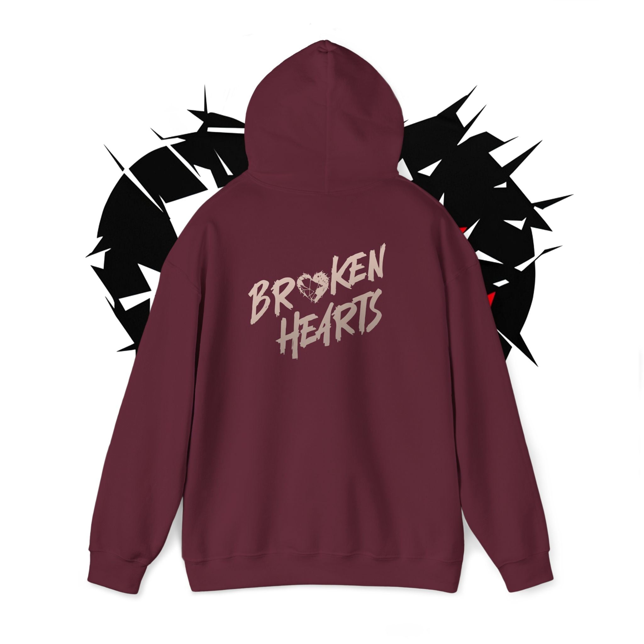 "Broken Hearts" Graphic Hoodie