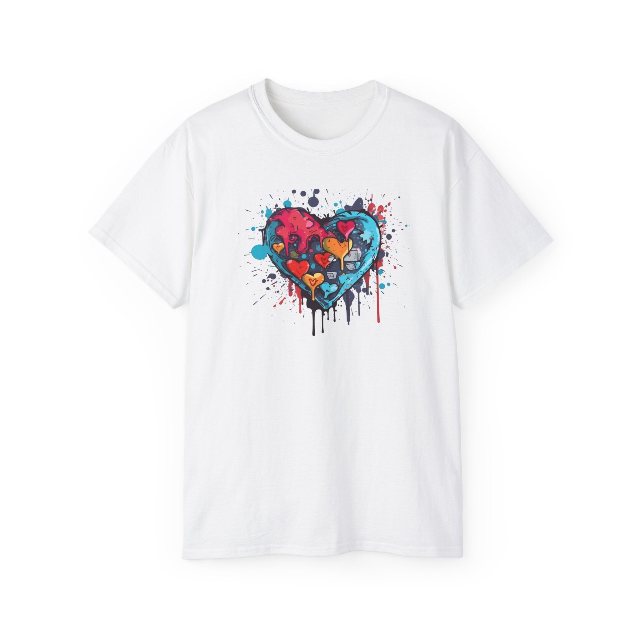 "Cotton Candy Heart" Graphic T-shirt